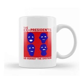 Baskı Dükkanı The Ex Presidents Us Against The System Point Break Beyaz 330 ml Porselen Kupa Bardak