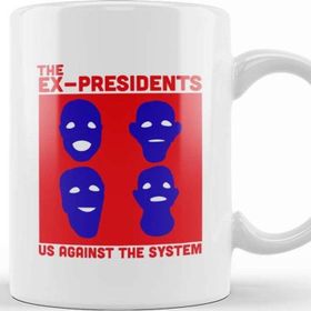 Baskı Dükkanı The Ex Presidents Us Against The System Point Break Beyaz 330 ml Porselen Kupa Bardak