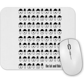 Baskı Dükkanı the Fat And Thin Mouse Pad