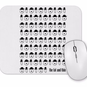 Baskı Dükkanı the Fat And Thin Mouse Pad