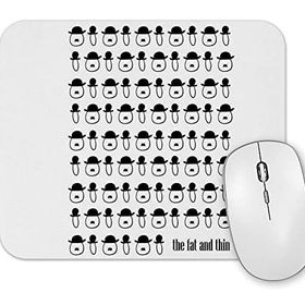 Baskı Dükkanı the Fat And Thin Mouse Pad