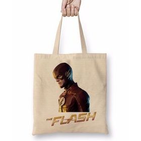 Baskı Dükkanı The Flash Modelo 7 Bez Kadın Günlük Çanta