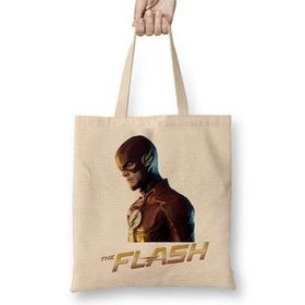 Baskı Dükkanı The Flash Modelo 7 Bez Kadın Günlük Çanta