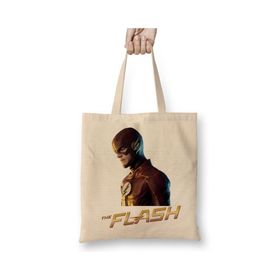Baskı Dükkanı The Flash Modelo 7 Bez Kadın Günlük Çanta
