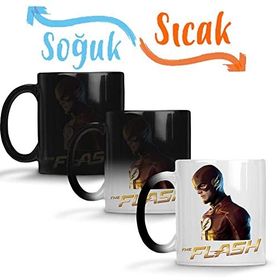 Baskı Dükkanı the Flash Modelo 7 Sihirli Porselen Kupa