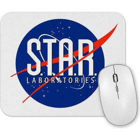 Baskı Dükkanı the Flash Star Labs Nasa Logo Mouse Pad