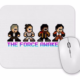 Baskı Dükkanı the Force Awakens 8 Bits Mouse Pad