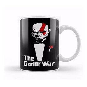 Baskı Dükkanı The God Of War Godfather Beyaz 330 ml Porselen Kupa Bardak