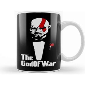 Baskı Dükkanı The God Of War Godfather Beyaz 330 ml Porselen Kupa Bardak