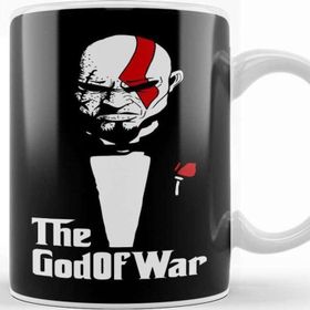 Baskı Dükkanı The God Of War Godfather Beyaz 330 ml Porselen Kupa Bardak