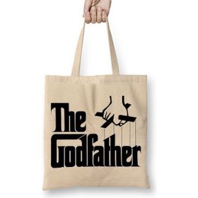 Baskı Dükkanı The Godfather Illüstrasyon Bez Kadın Günlük Çanta