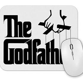 Baskı Dükkanı the Godfather Logo 2 Mouse Pad