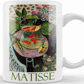 Baskı Dükkanı The Goldfish By Henri Matisse Beyaz 330 ml Porselen Kupa Bardak