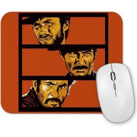Baskı Dükkanı the Good Bad And Ugly İllüstrasyon Mouse Pad