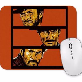 Baskı Dükkanı the Good Bad And Ugly İllüstrasyon Mouse Pad