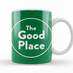 Baskı Dükkanı The Good Place 02 Beyaz 330 ml Porselen Kupa Bardak