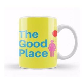 Baskı Dükkanı The Good Place 05 Beyaz 330 ml Porselen Kupa Bardak