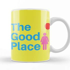 Baskı Dükkanı The Good Place 05 Beyaz 330 ml Porselen Kupa Bardak