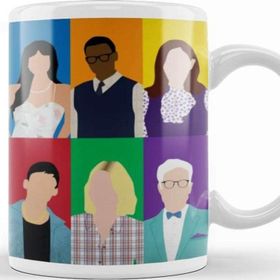 Baskı Dükkanı The Good Place Beyaz 330 ml Porselen Kupa Bardak