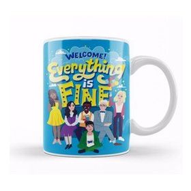 Baskı Dükkanı The Good Place Everything Is Fine Beyaz 330 ml Porselen Kupa Bardak