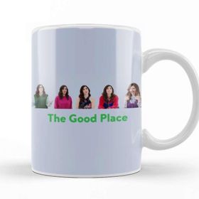 Baskı Dükkanı The Good Place Janets Beyaz 330 ml Porselen Kupa Bardak