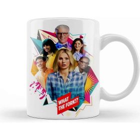 Baskı Dükkanı The Good Place Nice Place Beyaz 330 ml Porselen Kupa Bardak