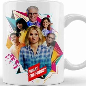 Baskı Dükkanı The Good Place Nice Place Beyaz 330 ml Porselen Kupa Bardak