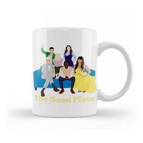 Baskı Dükkanı The Good Place Pop Art Design Beyaz 330 ml Porselen Kupa Bardak