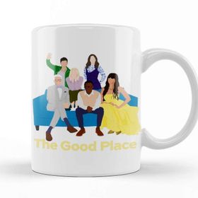 Baskı Dükkanı The Good Place Pop Art Design Beyaz 330 ml Porselen Kupa Bardak