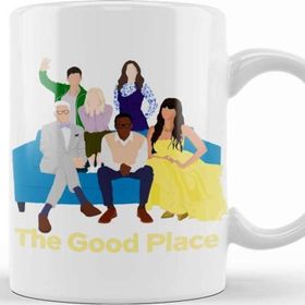 Baskı Dükkanı The Good Place Pop Art Design Beyaz 330 ml Porselen Kupa Bardak