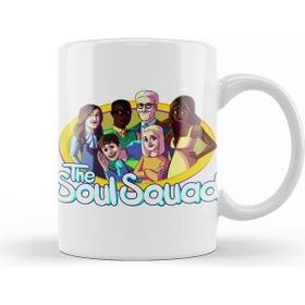 Baskı Dükkanı The Good Place The Soul Squad 01 Beyaz 330 ml Porselen Kupa Bardak