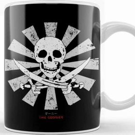 Baskı Dükkanı The Goonies Retro Japanese Beyaz 330 ml Porselen Kupa Bardak