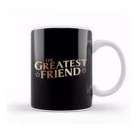 Baskı Dükkanı The Greatest Best Friend Beyaz 330 ml Porselen Kupa Bardak