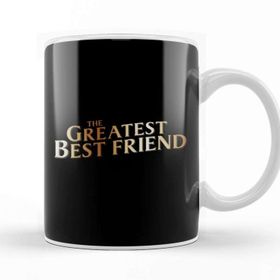 Baskı Dükkanı The Greatest Best Friend Beyaz 330 ml Porselen Kupa Bardak