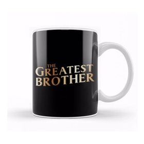 Baskı Dükkanı The Greatest Brother Beyaz 330 ml Porselen Kupa Bardak