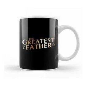 Baskı Dükkanı The Greatest Father Beyaz 330 ml Porselen Kupa Bardak