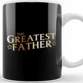 Baskı Dükkanı The Greatest Father Beyaz 330 ml Porselen Kupa Bardak