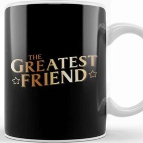 Baskı Dükkanı The Greatest Friend Beyaz 330 ml Porselen Kupa Bardak