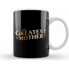 Baskı Dükkanı The Greatest Mother Beyaz 330 ml Porselen Kupa Bardak