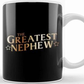 Baskı Dükkanı The Greatest Nephew Beyaz 330 ml Porselen Kupa Bardak