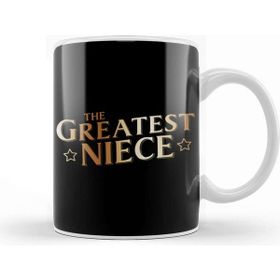 Baskı Dükkanı The Greatest Niece Beyaz 330 ml Porselen Kupa Bardak