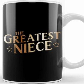Baskı Dükkanı The Greatest Niece Beyaz 330 ml Porselen Kupa Bardak