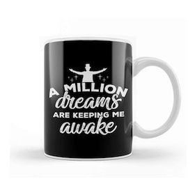 Baskı Dükkanı The Greatest Showman A Million Dreams Beyaz 330 ml Porselen Kupa Bardak