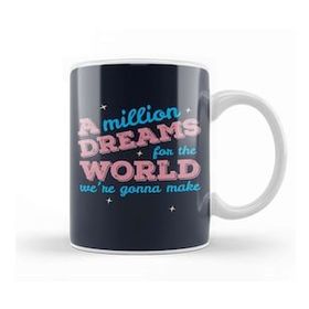 Baskı Dükkanı The Greatest Showman A Million Dreams For The World Beyaz 330 ml Porselen Kupa Bardak