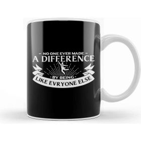 Baskı Dükkanı The Greatest Showman Being Someone Else Quote Beyaz 330 ml Porselen Kupa Bardak