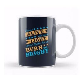 Baskı Dükkanı The Greatest Showman Come Alive Quote Beyaz 330 ml Porselen Kupa Bardak