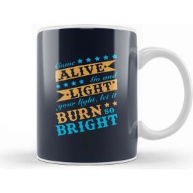 Baskı Dükkanı The Greatest Showman Come Alive Quote Beyaz 330 ml Porselen Kupa Bardak