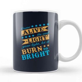 Baskı Dükkanı The Greatest Showman Come Alive Quote Beyaz 330 ml Porselen Kupa Bardak