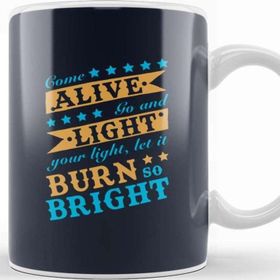 Baskı Dükkanı The Greatest Showman Come Alive Quote Beyaz 330 ml Porselen Kupa Bardak