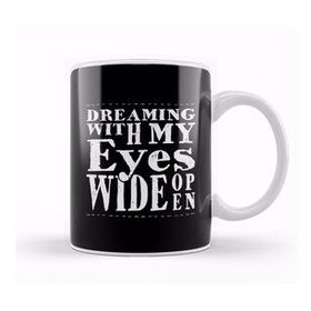 Baskı Dükkanı The Greatest Showman Dreaming With My Eyes Open Beyaz 330 ml Porselen Kupa Bardak